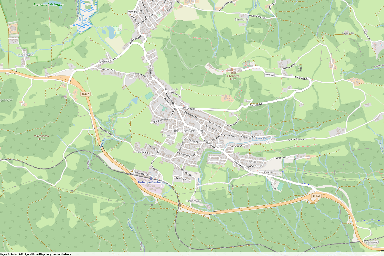 Ist gerade Stromausfall in Bayern - Weilheim-Schongau - Hohenpeißenberg?