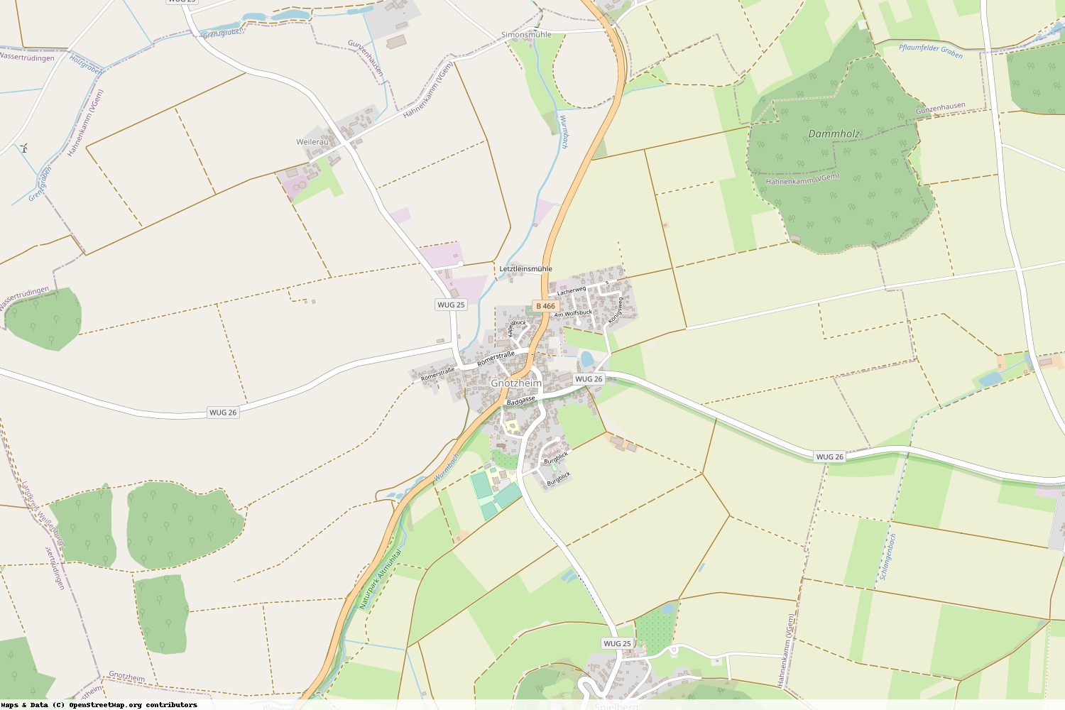Ist gerade Stromausfall in Bayern - Weißenburg-Gunzenhausen - Gnotzheim?