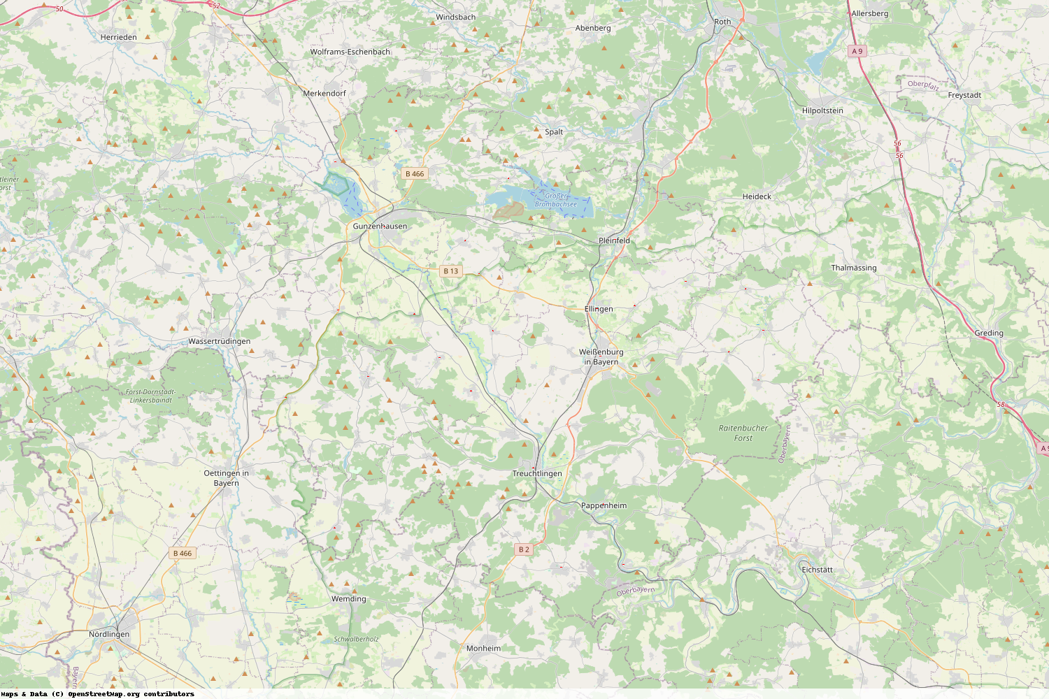 Ist gerade Stromausfall in Bayern - Weißenburg-Gunzenhausen?