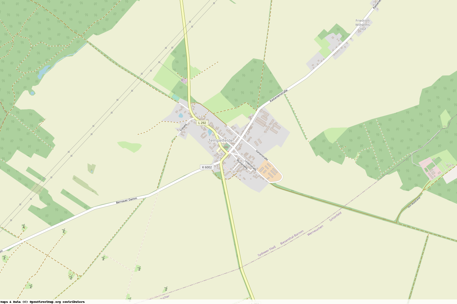 Ist gerade Stromausfall in Brandenburg - Barnim - Sydower Fließ?