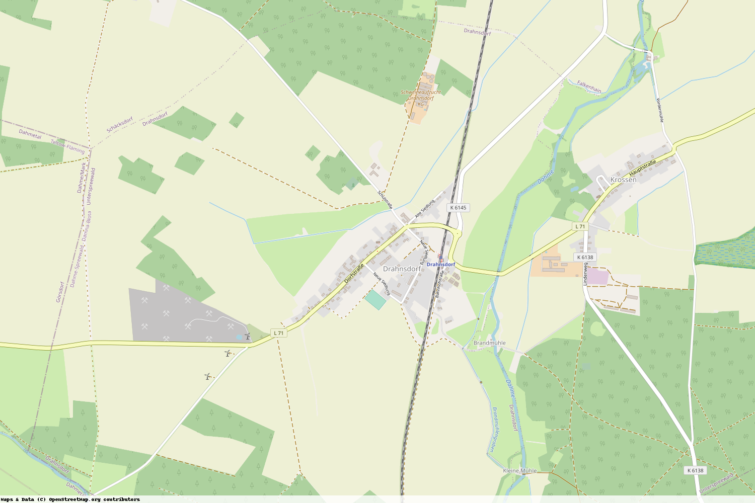 Ist gerade Stromausfall in Brandenburg - Dahme-Spreewald - Drahnsdorf?