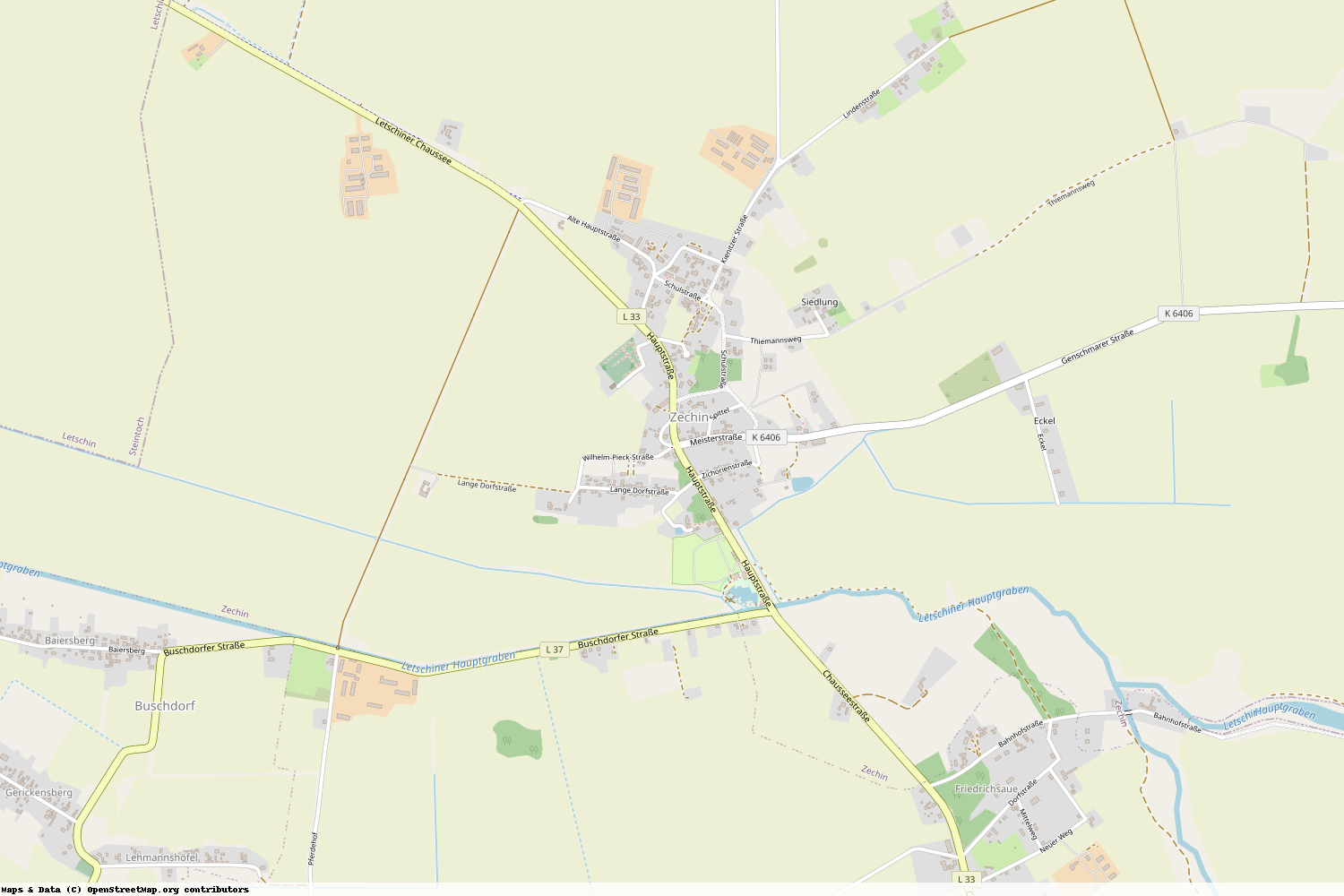 Ist gerade Stromausfall in Brandenburg - Märkisch-Oderland - Zechin?