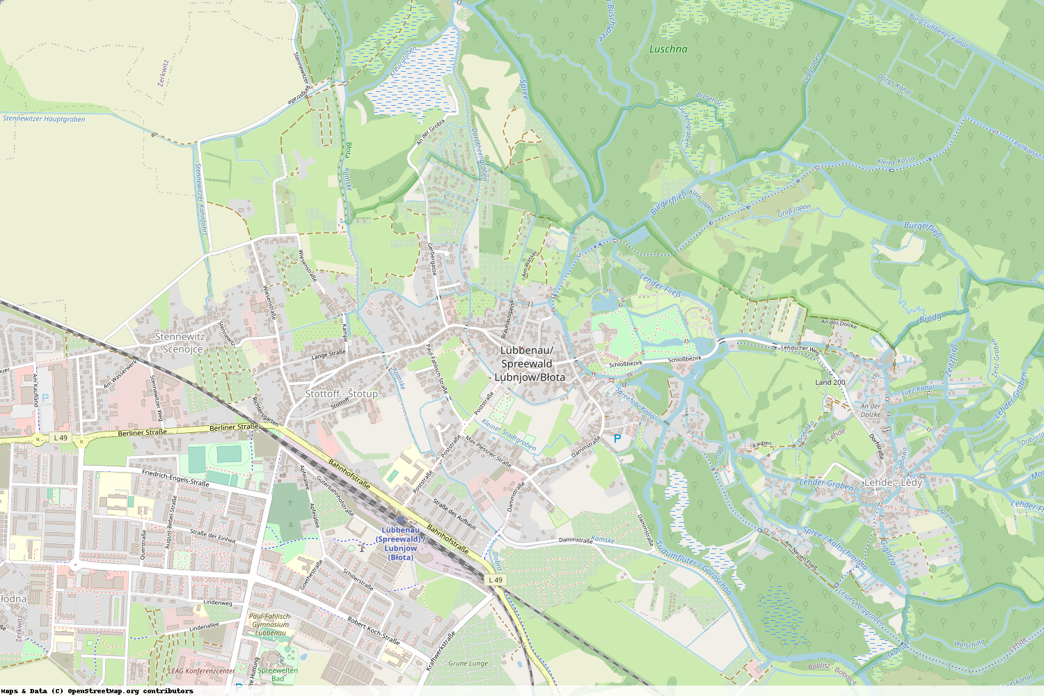 Ist gerade Stromausfall in Brandenburg - Oberspreewald-Lausitz - Lübbenau-Spreewald?