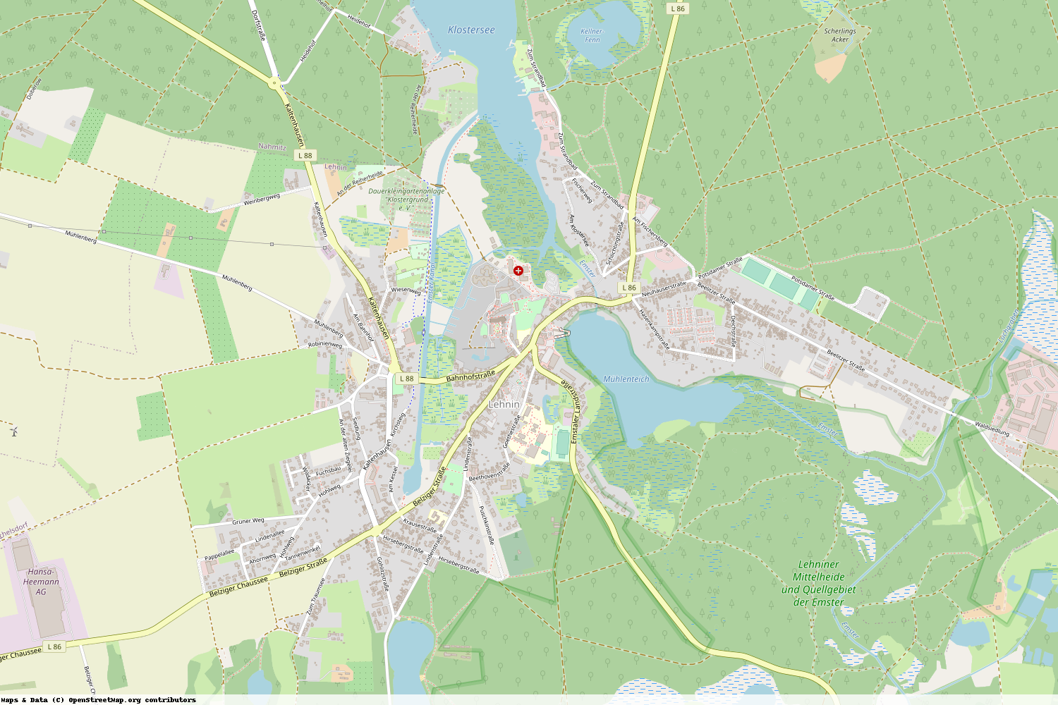 Ist gerade Stromausfall in Brandenburg - Potsdam-Mittelmark - Kloster Lehnin?