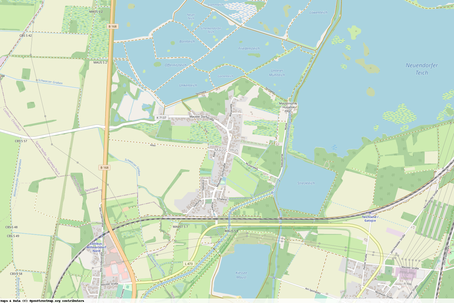 Ist gerade Stromausfall in Brandenburg - Spree-Neiße - Teichland?