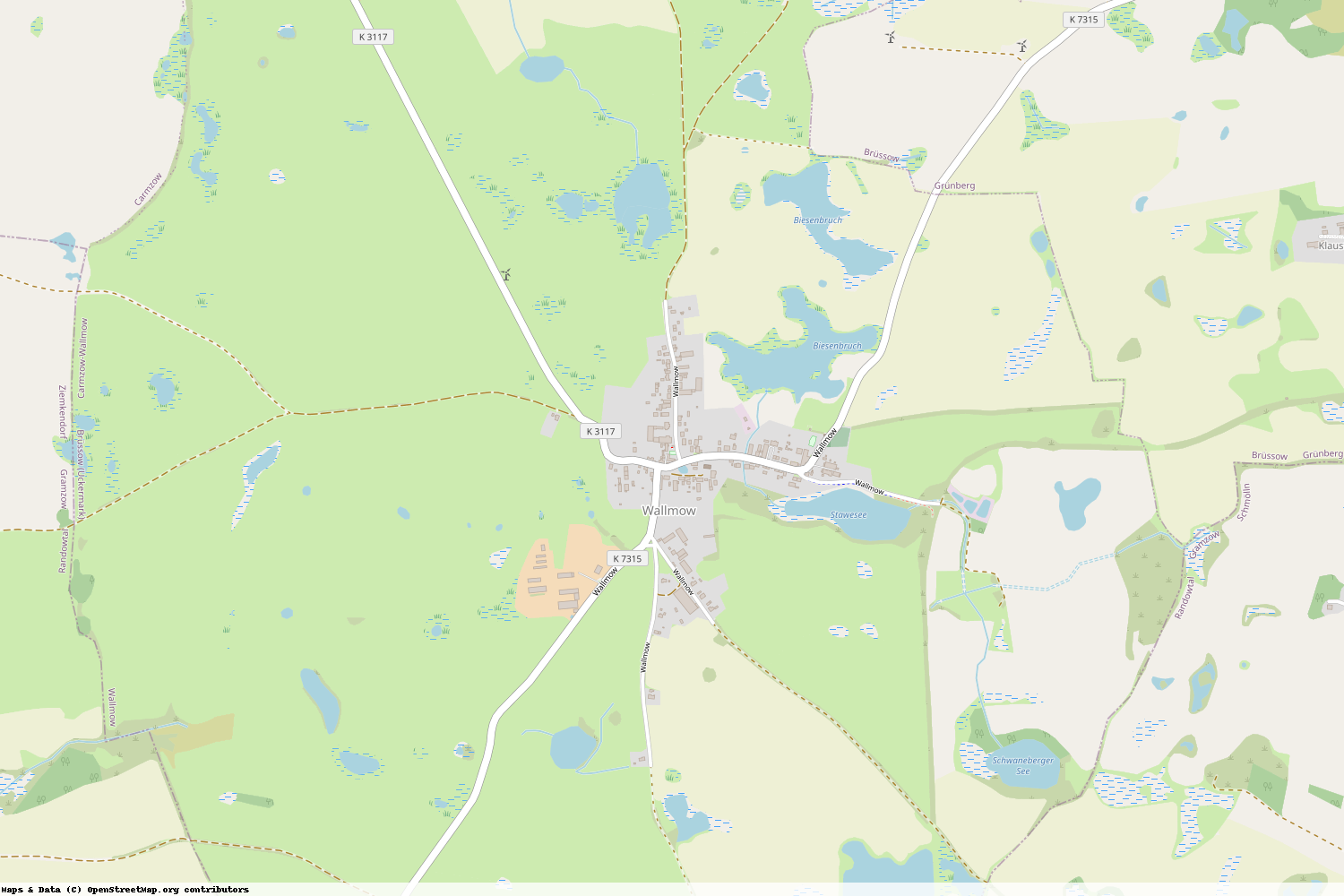 Ist gerade Stromausfall in Brandenburg - Uckermark - Carmzow-Wallmow?