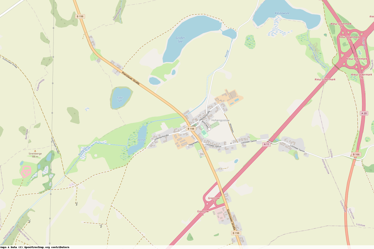 Ist gerade Stromausfall in Brandenburg - Uckermark - Uckerfelde?