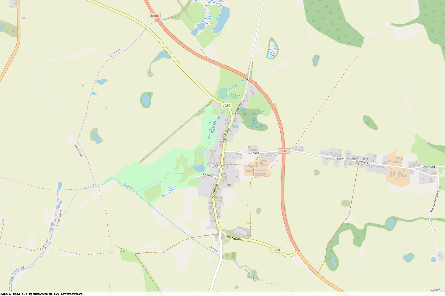 Ist gerade Stromausfall in Brandenburg - Uckermark - Zichow?