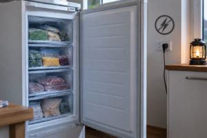 Gefrierschrank bei Stromausfall, Was tun wenn Nahrung eingefroren ist und der Strom ausfällt?