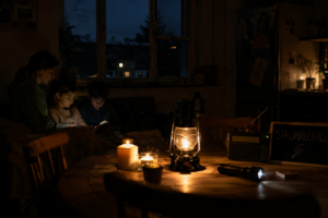 Stromausfall am Abend, Strom fällt aus