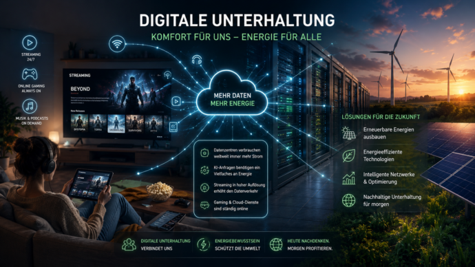 Was kostet eigentlich ständig verfügbare Unterhaltung an Energie? 4 Unterhaltung, Digitale Unterhaltung