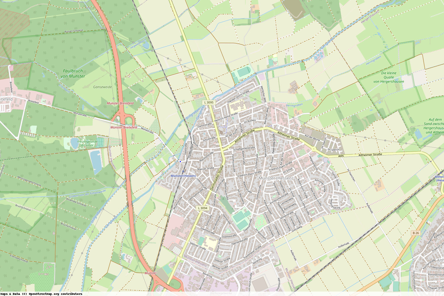 Ist gerade Stromausfall in Hessen - Darmstadt-Dieburg - Münster (Hessen)?