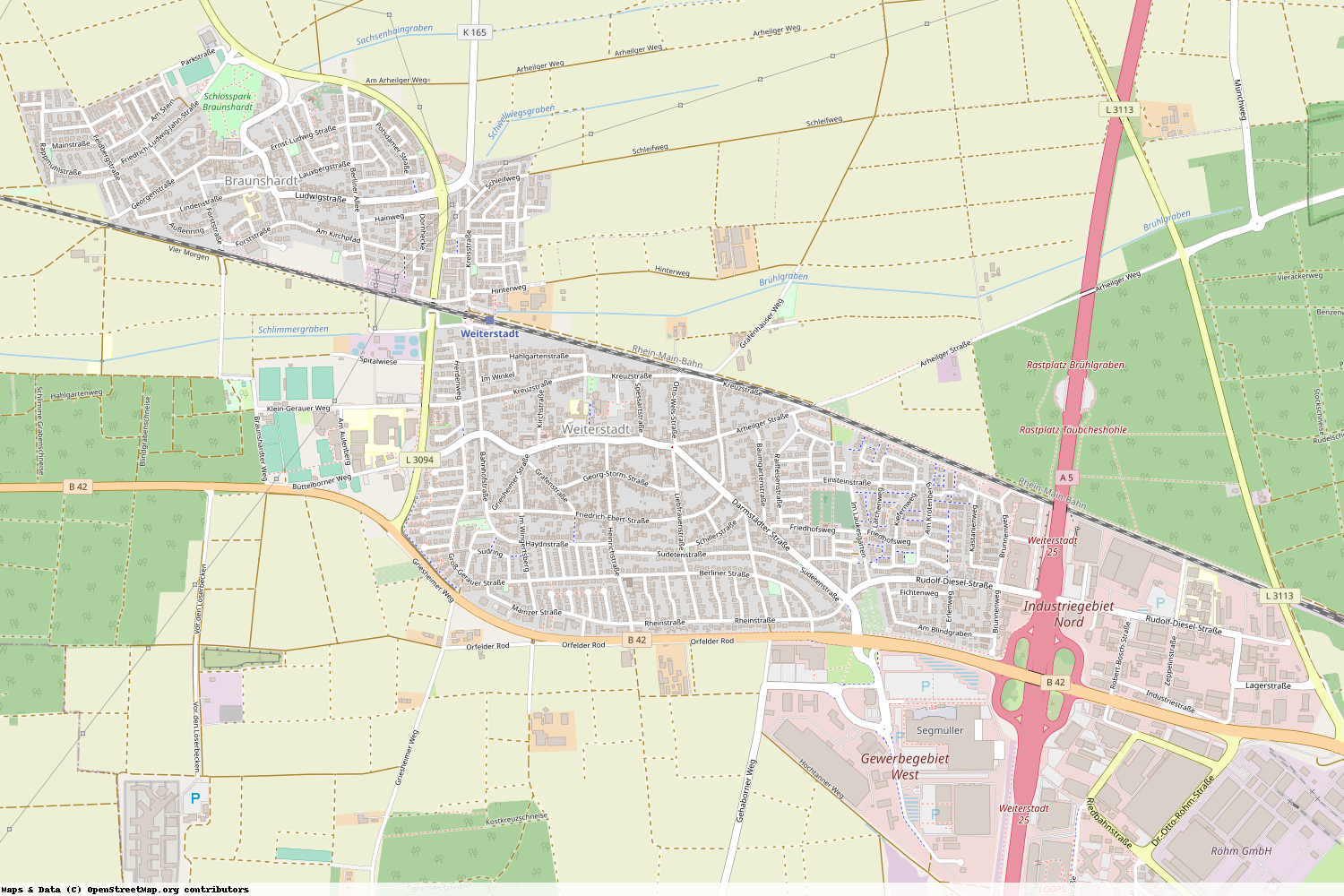 Ist gerade Stromausfall in Hessen - Darmstadt-Dieburg - Weiterstadt?