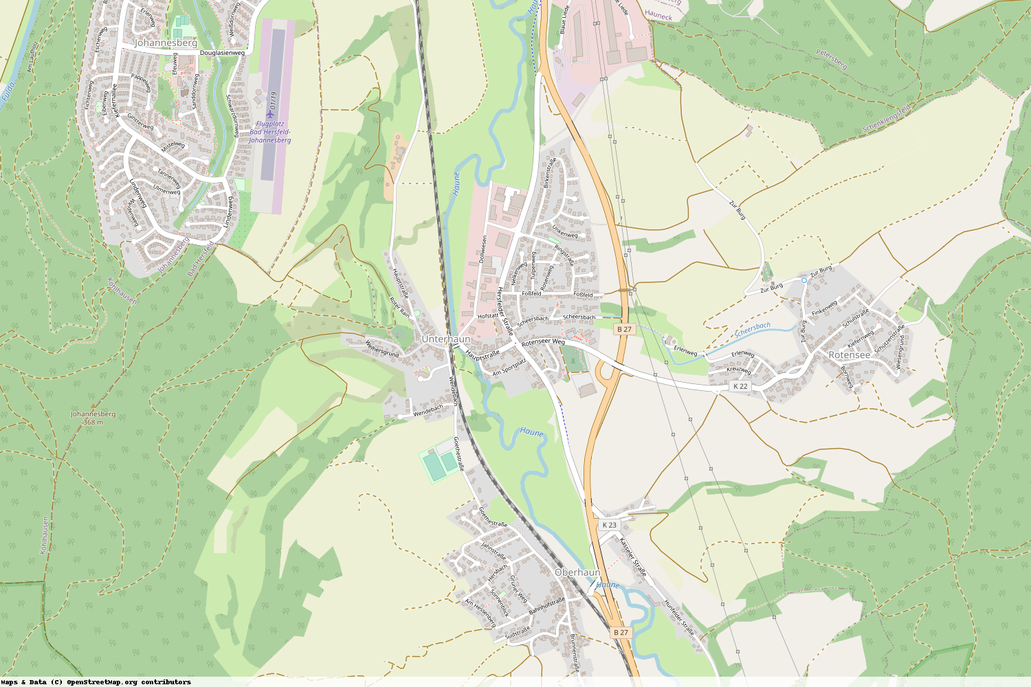 Ist gerade Stromausfall in Hessen - Hersfeld-Rotenburg - Hauneck?