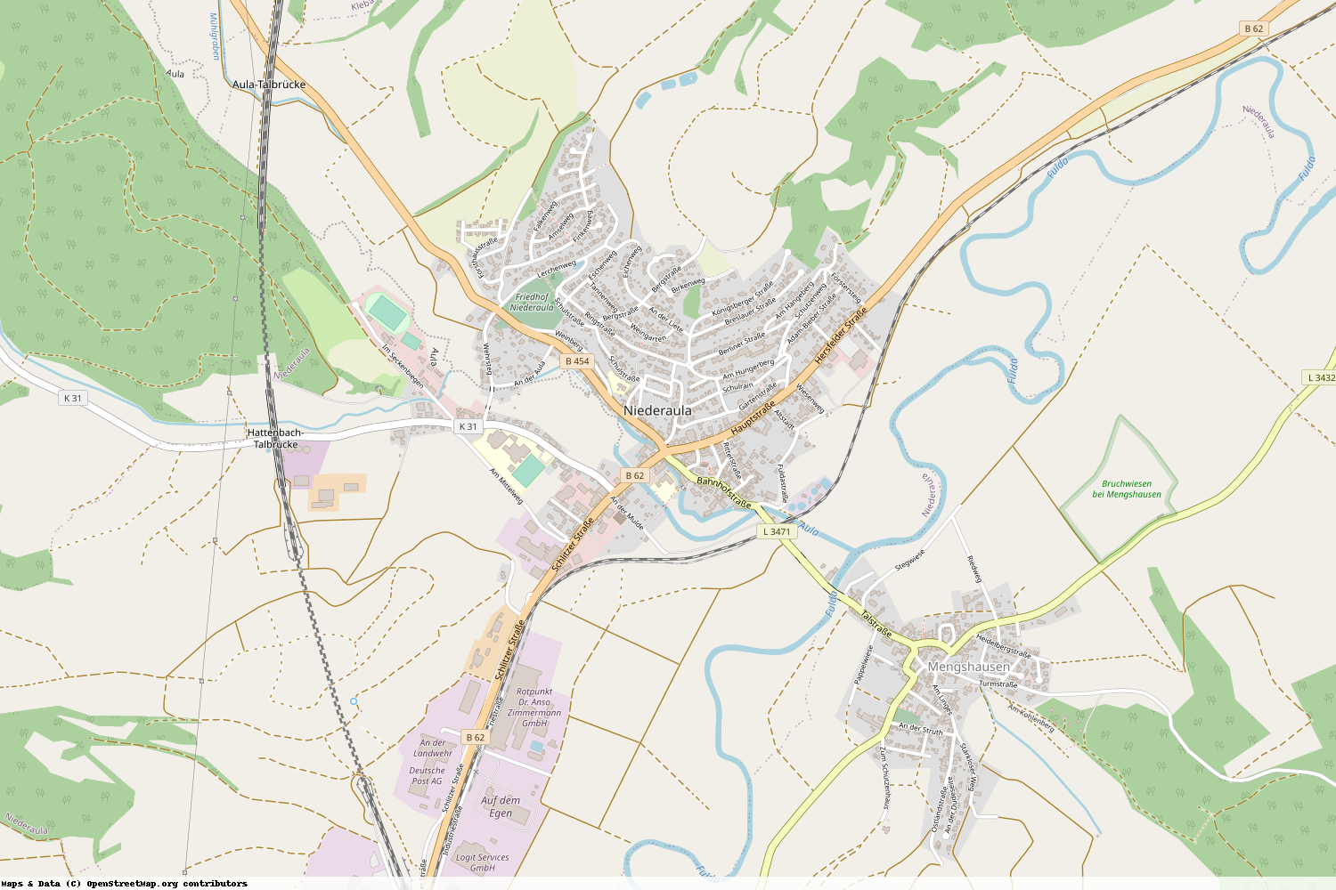 Ist gerade Stromausfall in Hessen - Hersfeld-Rotenburg - Niederaula?