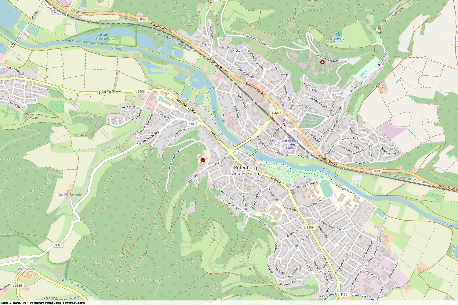 Ist gerade Stromausfall in Hessen - Hersfeld-Rotenburg - Rotenburg a.d. Fulda?