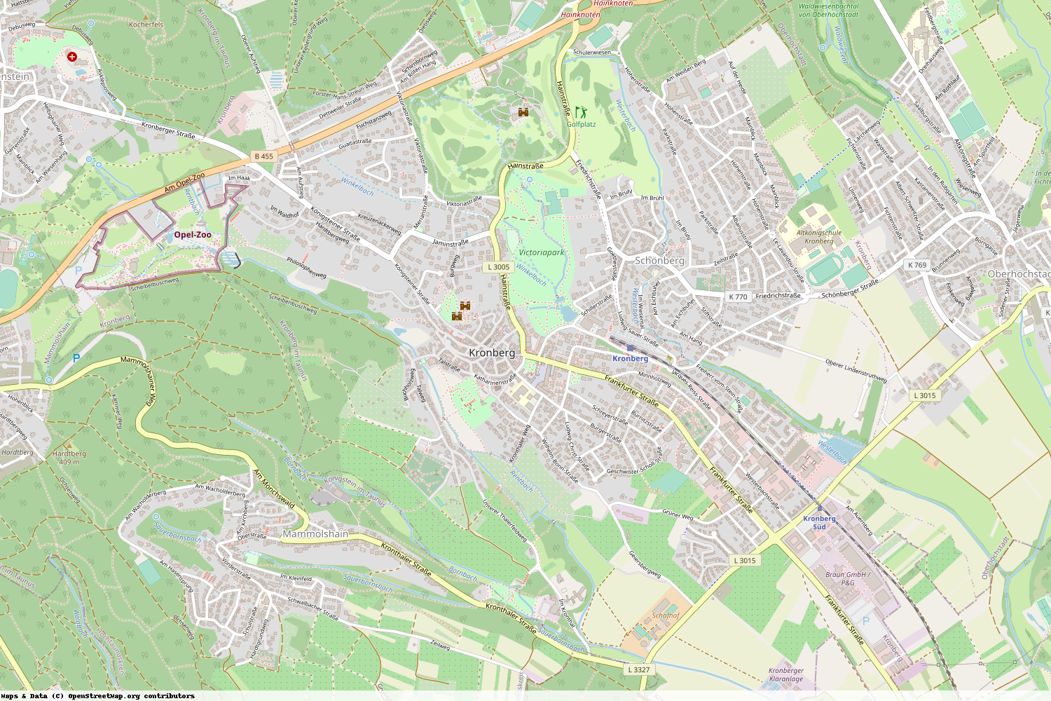 Ist gerade Stromausfall in Hessen - Hochtaunuskreis - Kronberg im Taunus?