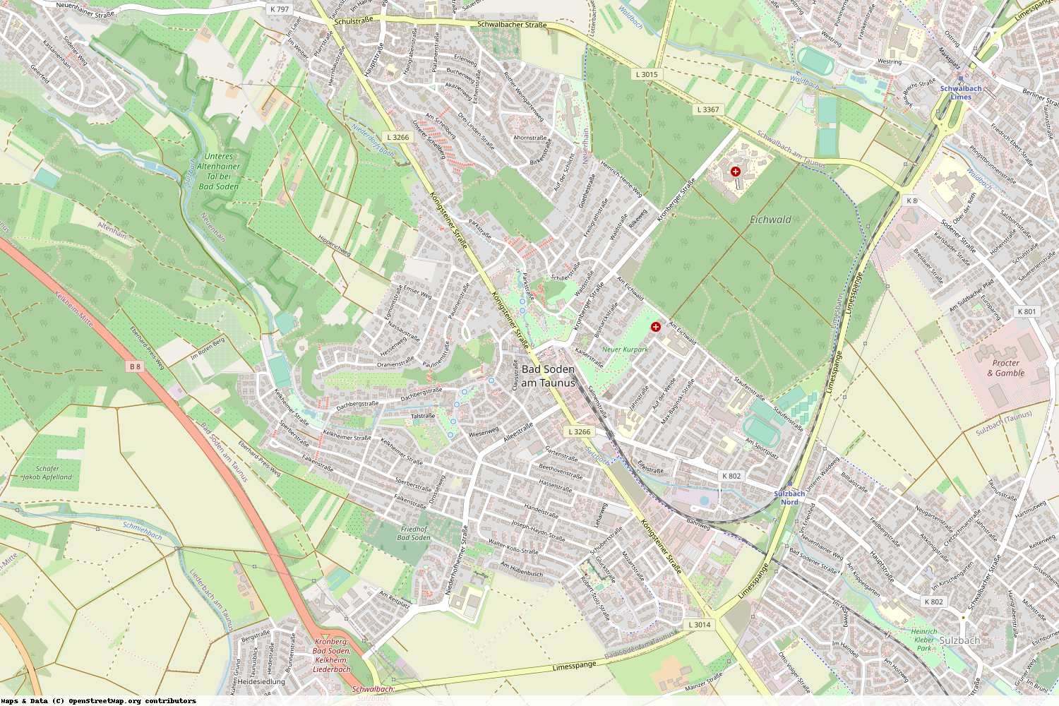 Ist gerade Stromausfall in Hessen - Main-Taunus-Kreis - Bad Soden am Taunus?