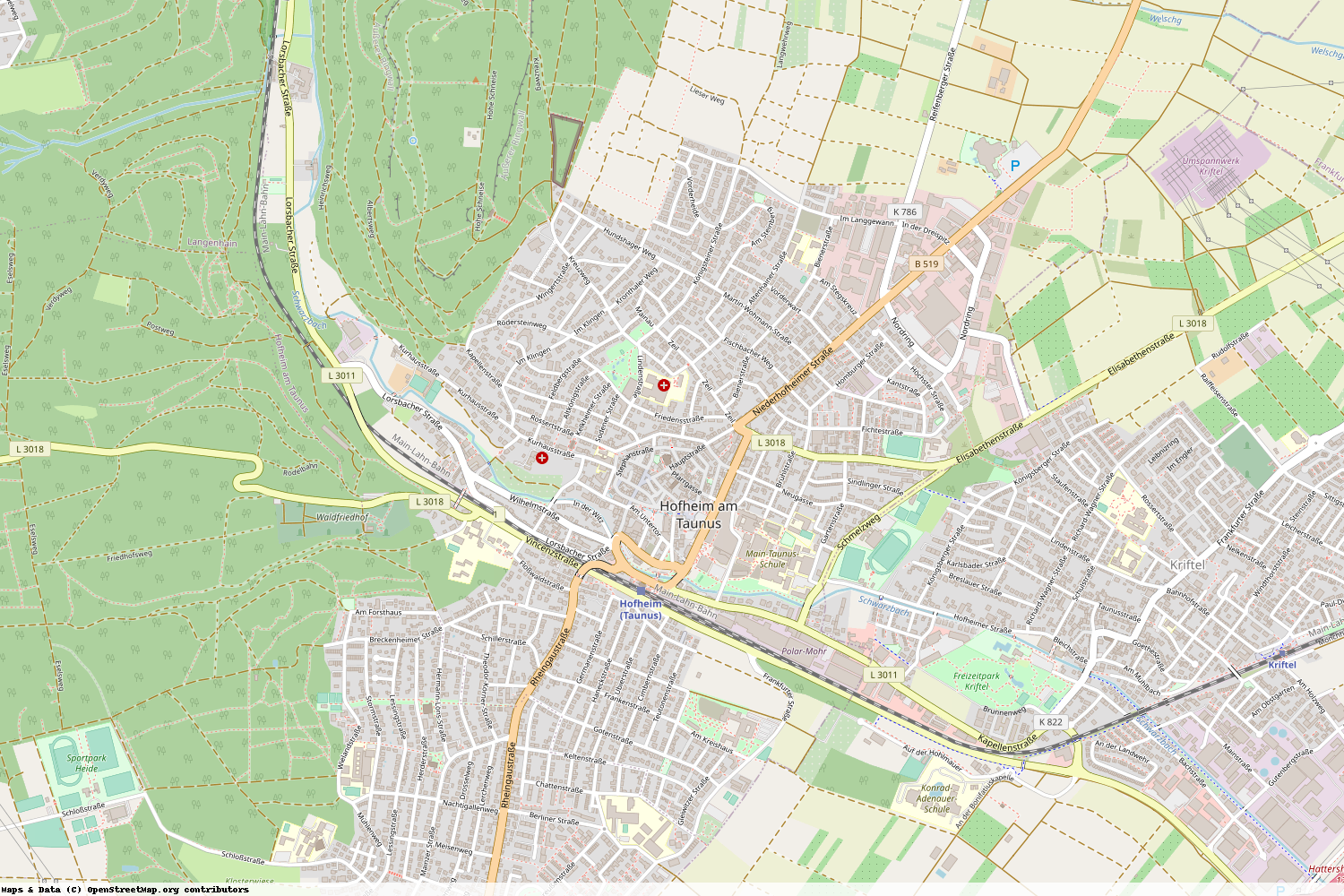 Ist gerade Stromausfall in Hessen - Main-Taunus-Kreis - Hofheim am Taunus?
