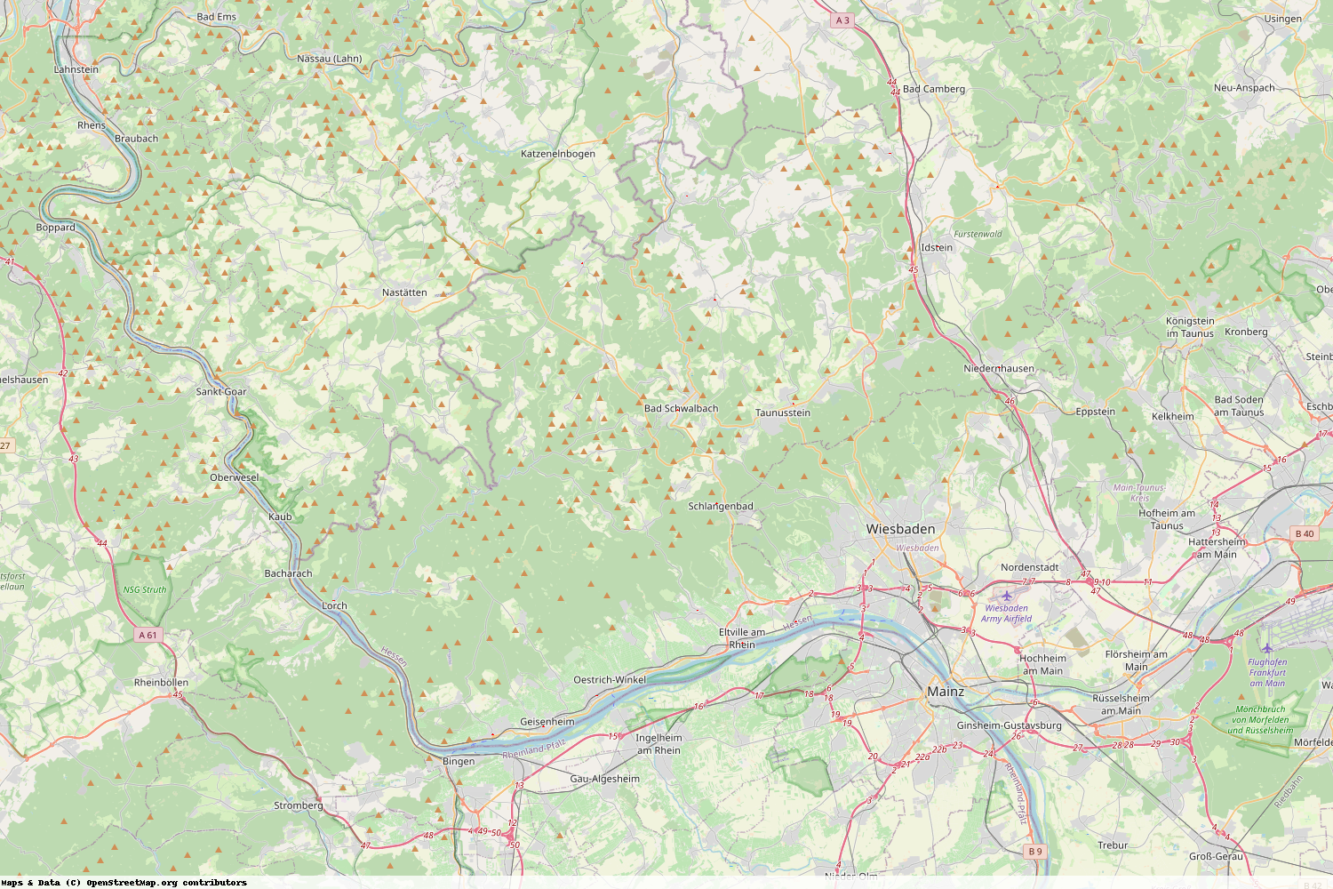 Ist gerade Stromausfall in Hessen - Rheingau-Taunus-Kreis?