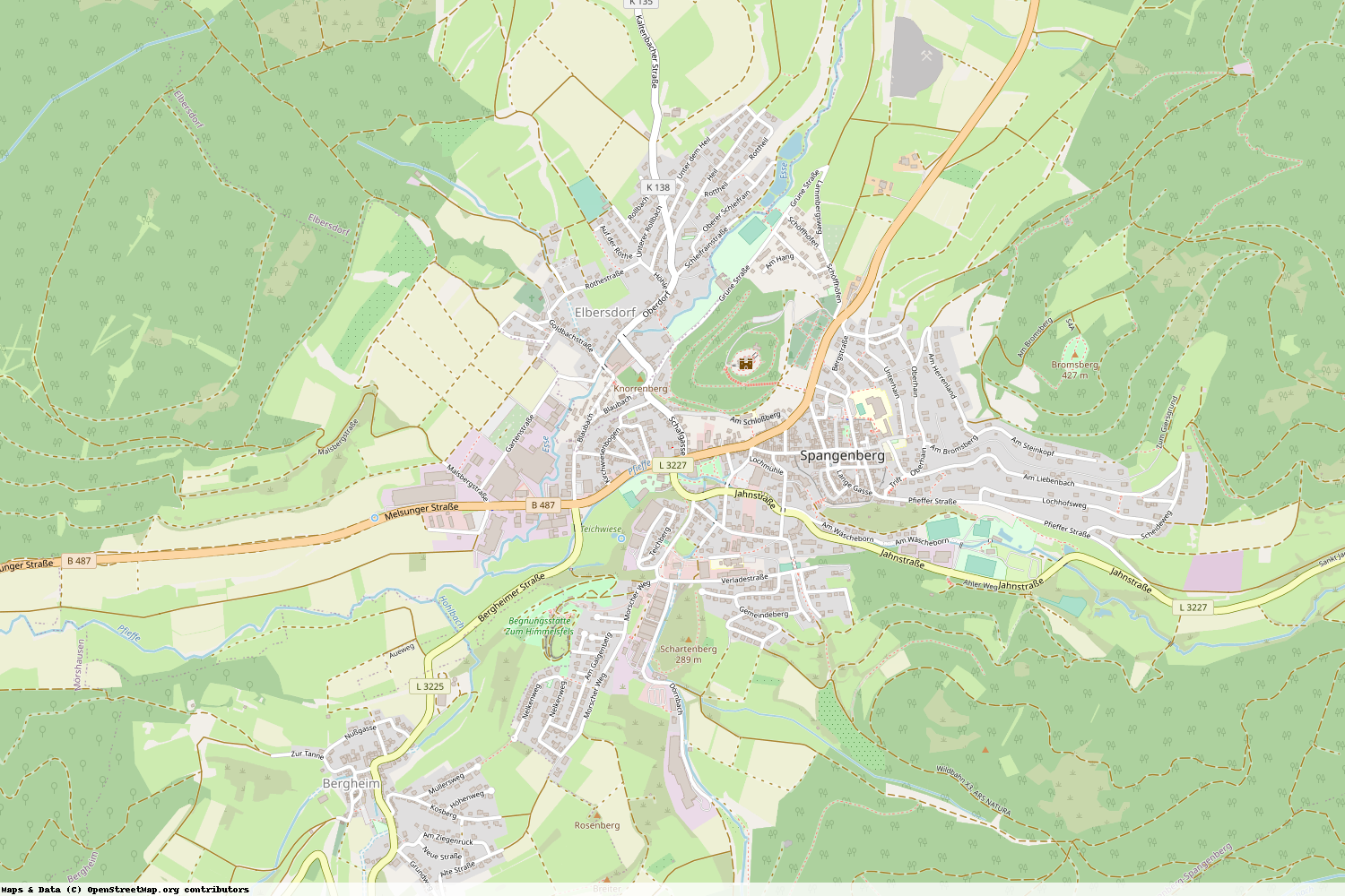 Ist gerade Stromausfall in Hessen - Schwalm-Eder-Kreis - Spangenberg?