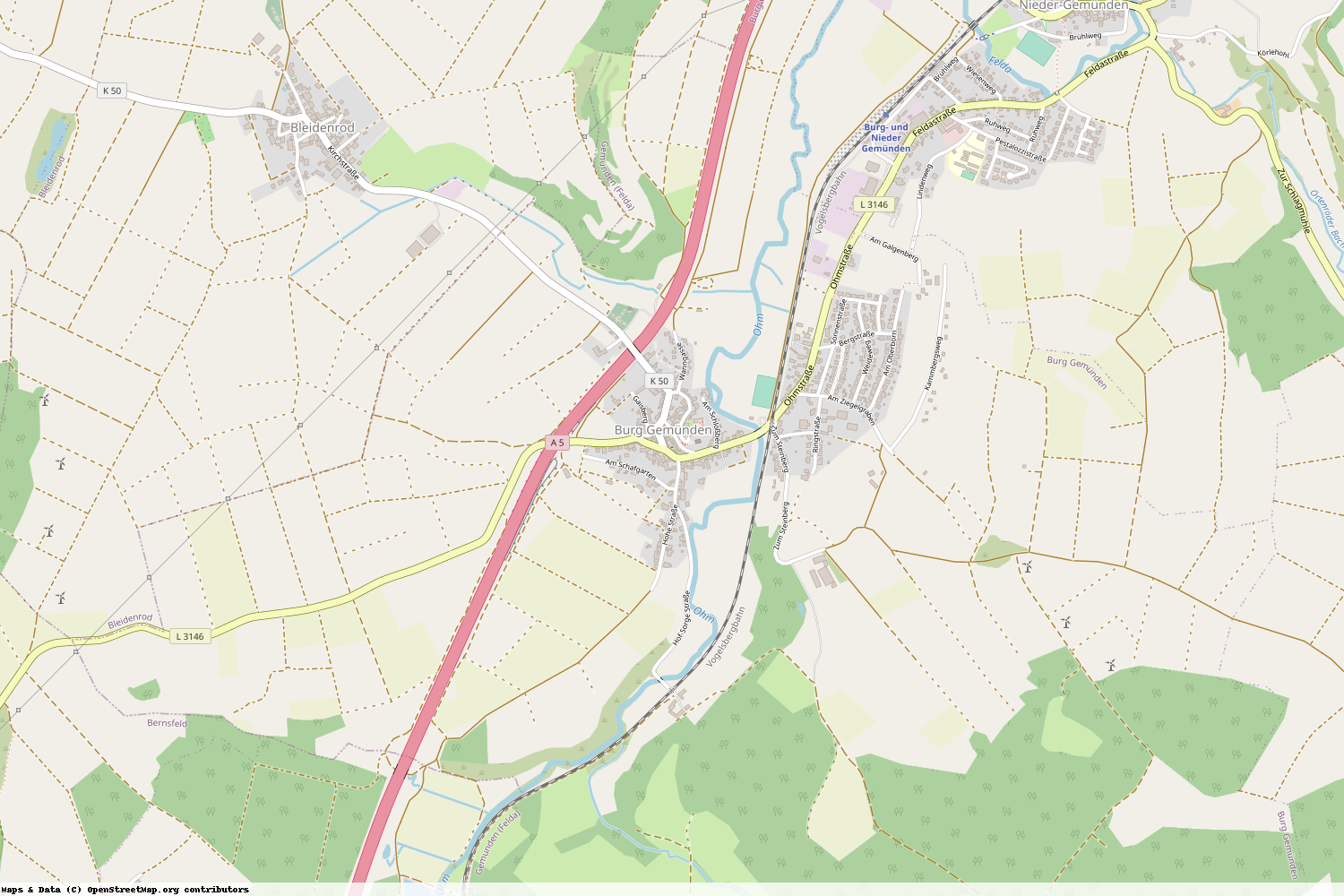 Ist gerade Stromausfall in Hessen - Vogelsbergkreis - Gemünden (Felda)?