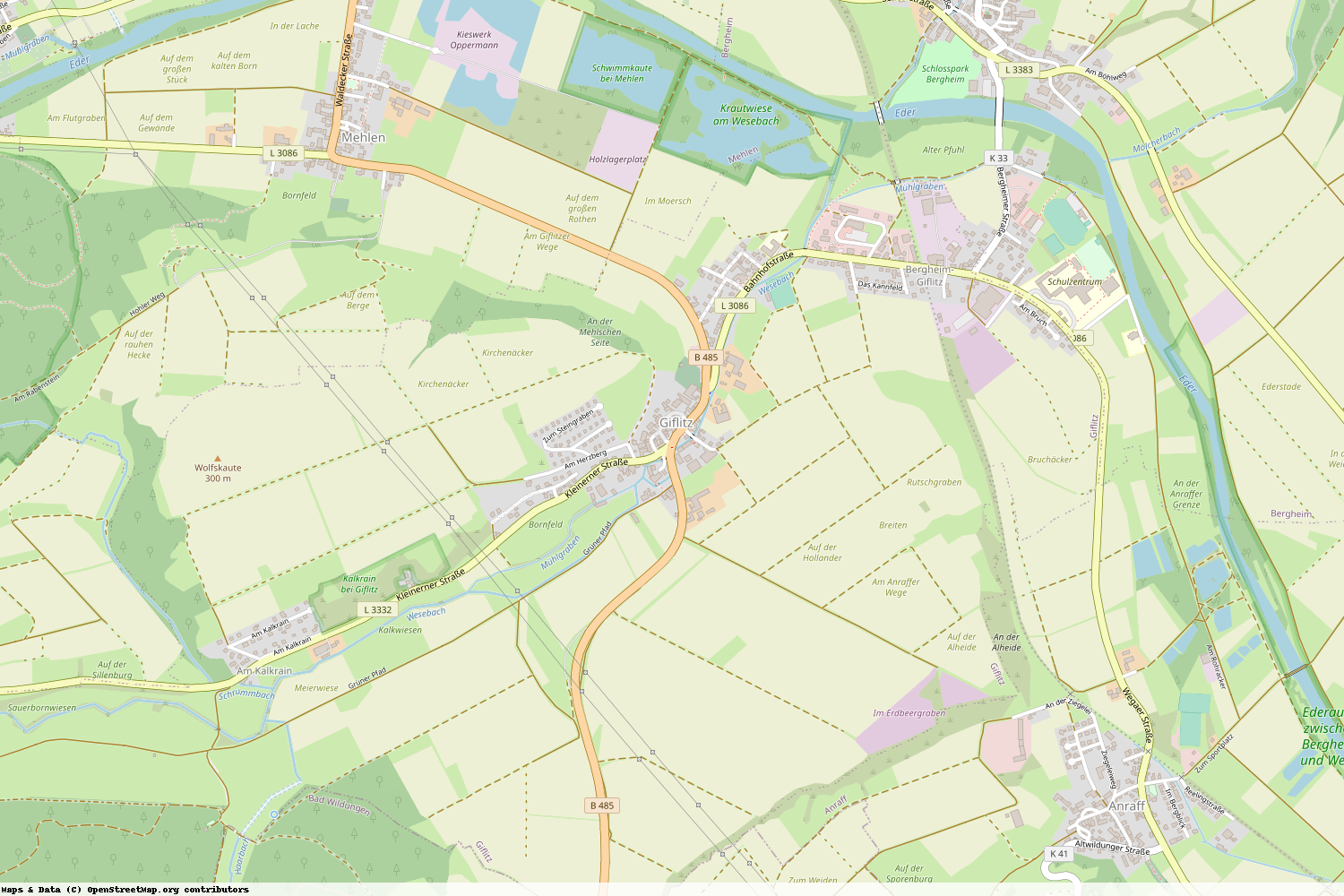 Ist gerade Stromausfall in Hessen - Waldeck-Frankenberg - Edertal?