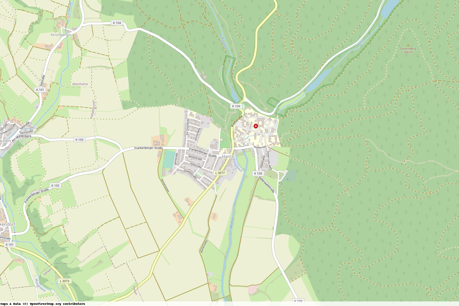Ist gerade Stromausfall in Hessen - Waldeck-Frankenberg - Haina (Kloster)?