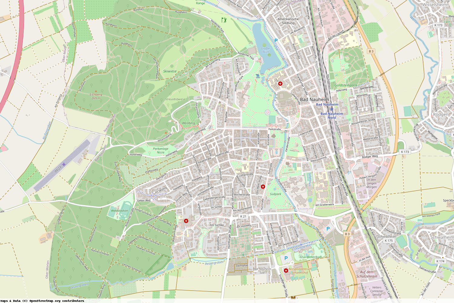 Ist gerade Stromausfall in Hessen - Wetteraukreis - Bad Nauheim?