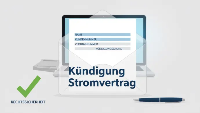 Stromanbieter kündigen: Leitfaden für eine erfolgreiche Vertragskündigung 4 Kündigung Stromvertrag