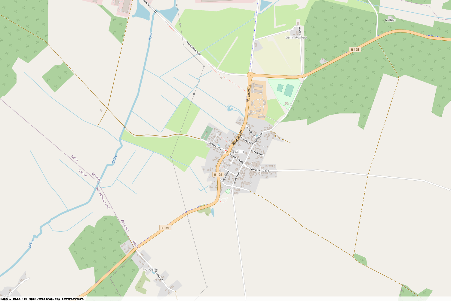 Ist gerade Stromausfall in Mecklenburg-Vorpommern - Ludwigslust-Parchim - Gallin?