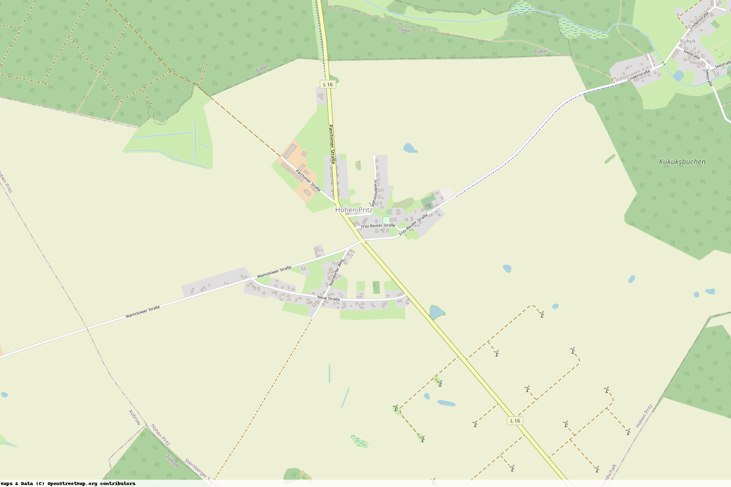Ist gerade Stromausfall in Mecklenburg-Vorpommern - Ludwigslust-Parchim - Hohen Pritz?