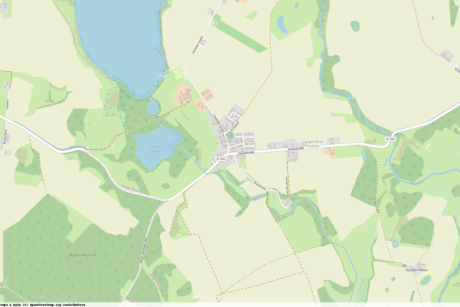 Ist gerade Stromausfall in Mecklenburg-Vorpommern - Ludwigslust-Parchim - Langen Brütz?
