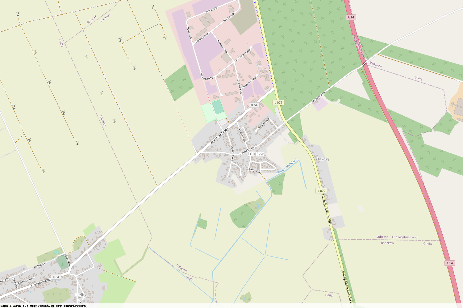 Ist gerade Stromausfall in Mecklenburg-Vorpommern - Ludwigslust-Parchim - Lübesse?