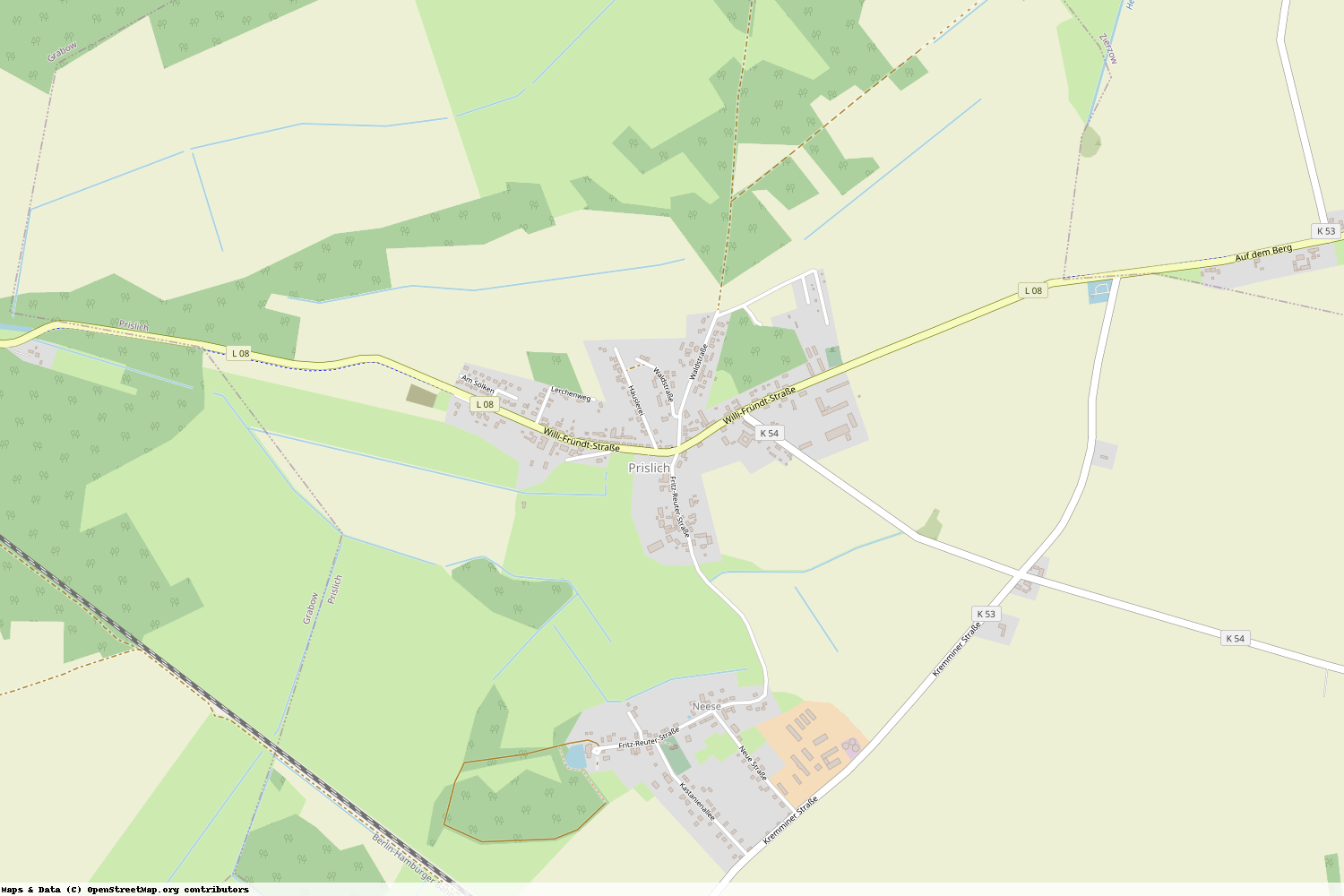 Ist gerade Stromausfall in Mecklenburg-Vorpommern - Ludwigslust-Parchim - Prislich?