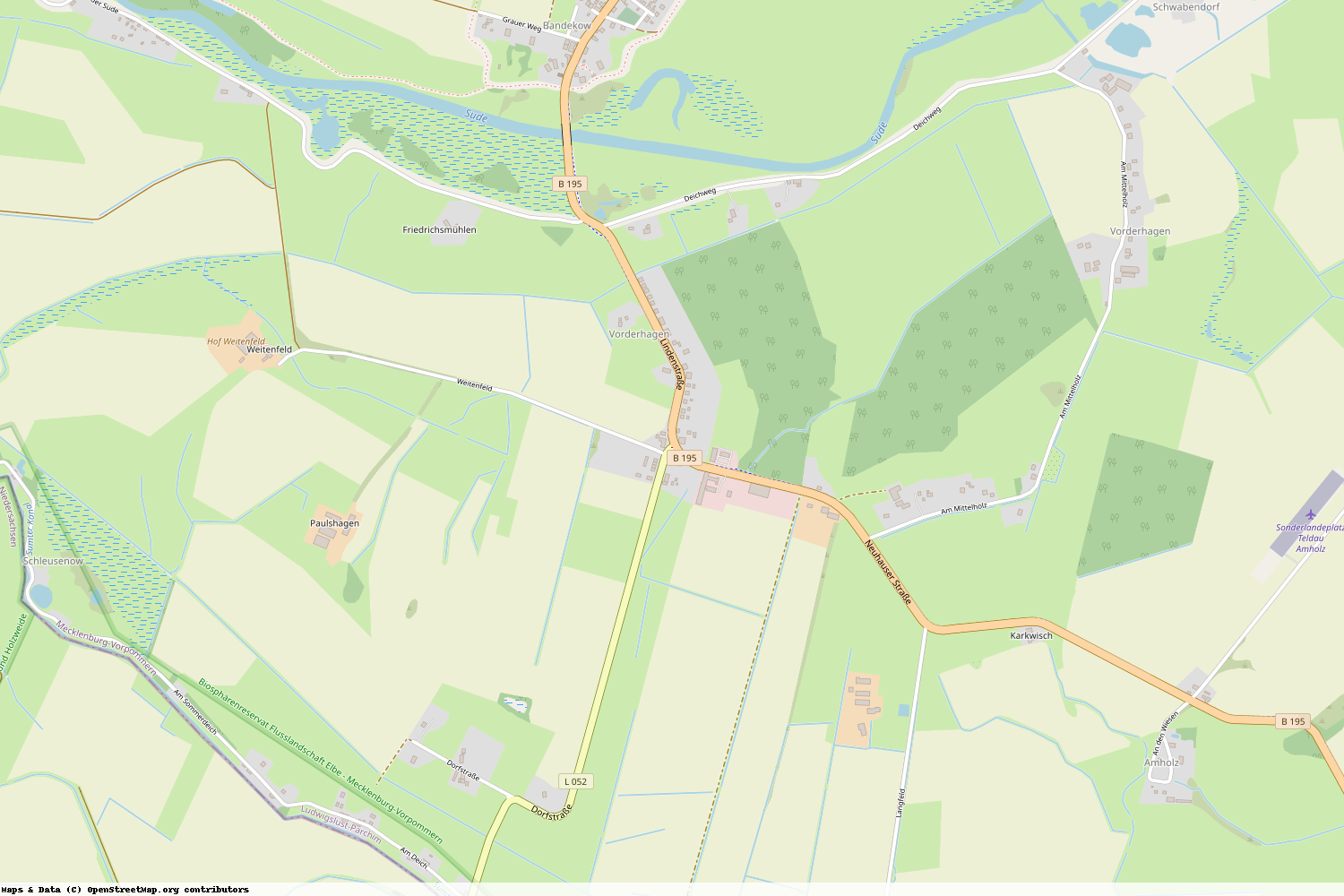 Ist gerade Stromausfall in Mecklenburg-Vorpommern - Ludwigslust-Parchim - Teldau?