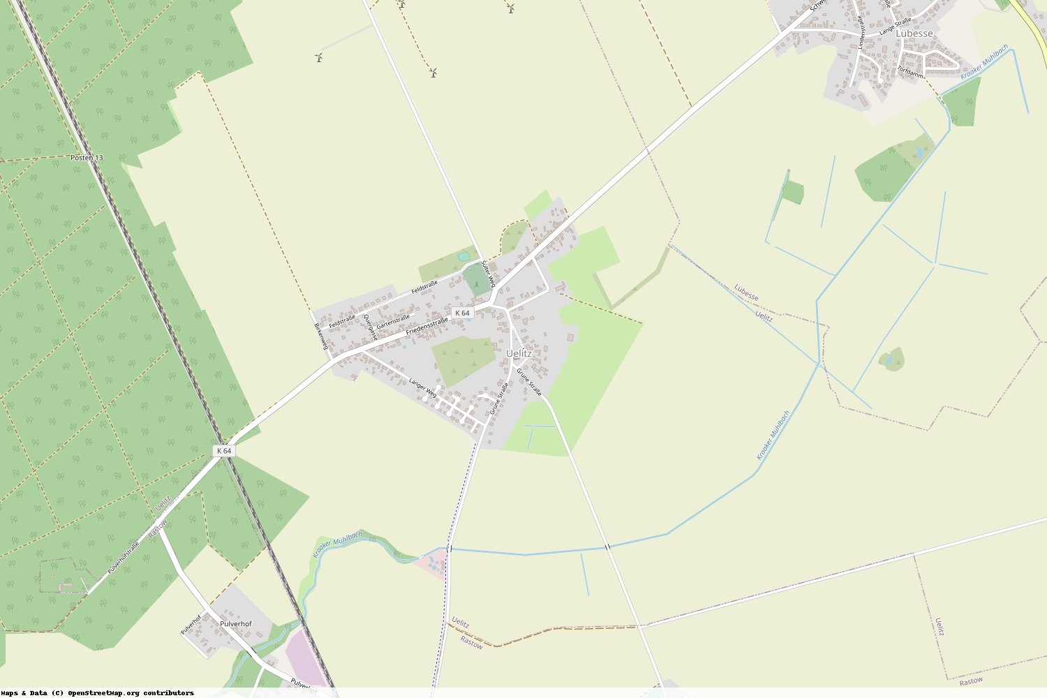 Ist gerade Stromausfall in Mecklenburg-Vorpommern - Ludwigslust-Parchim - Uelitz?