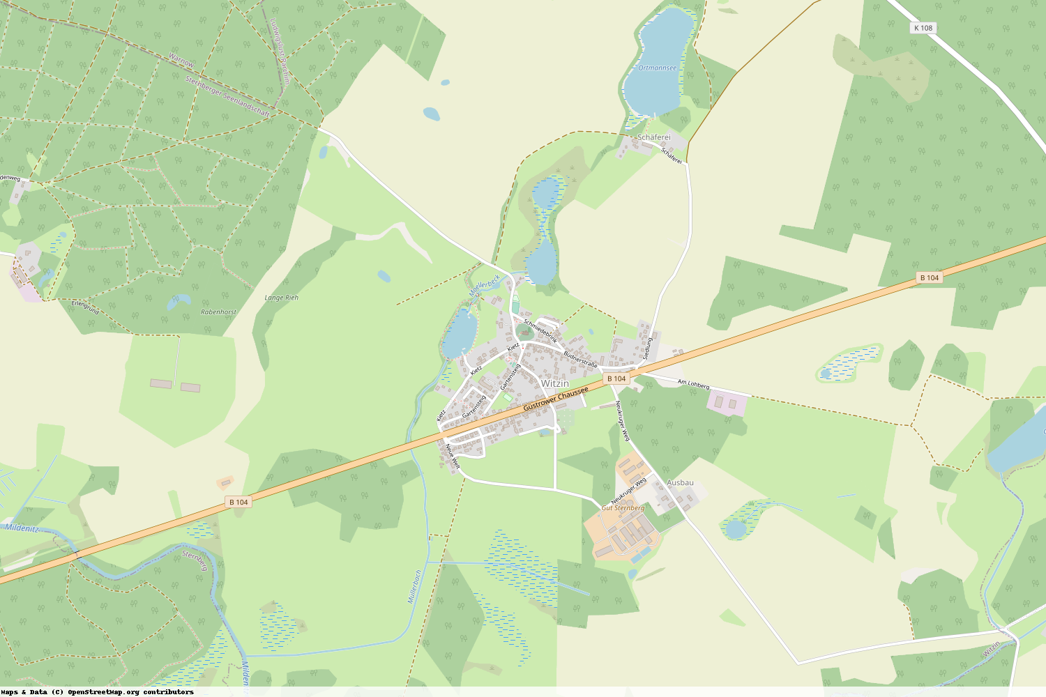 Ist gerade Stromausfall in Mecklenburg-Vorpommern - Ludwigslust-Parchim - Witzin?