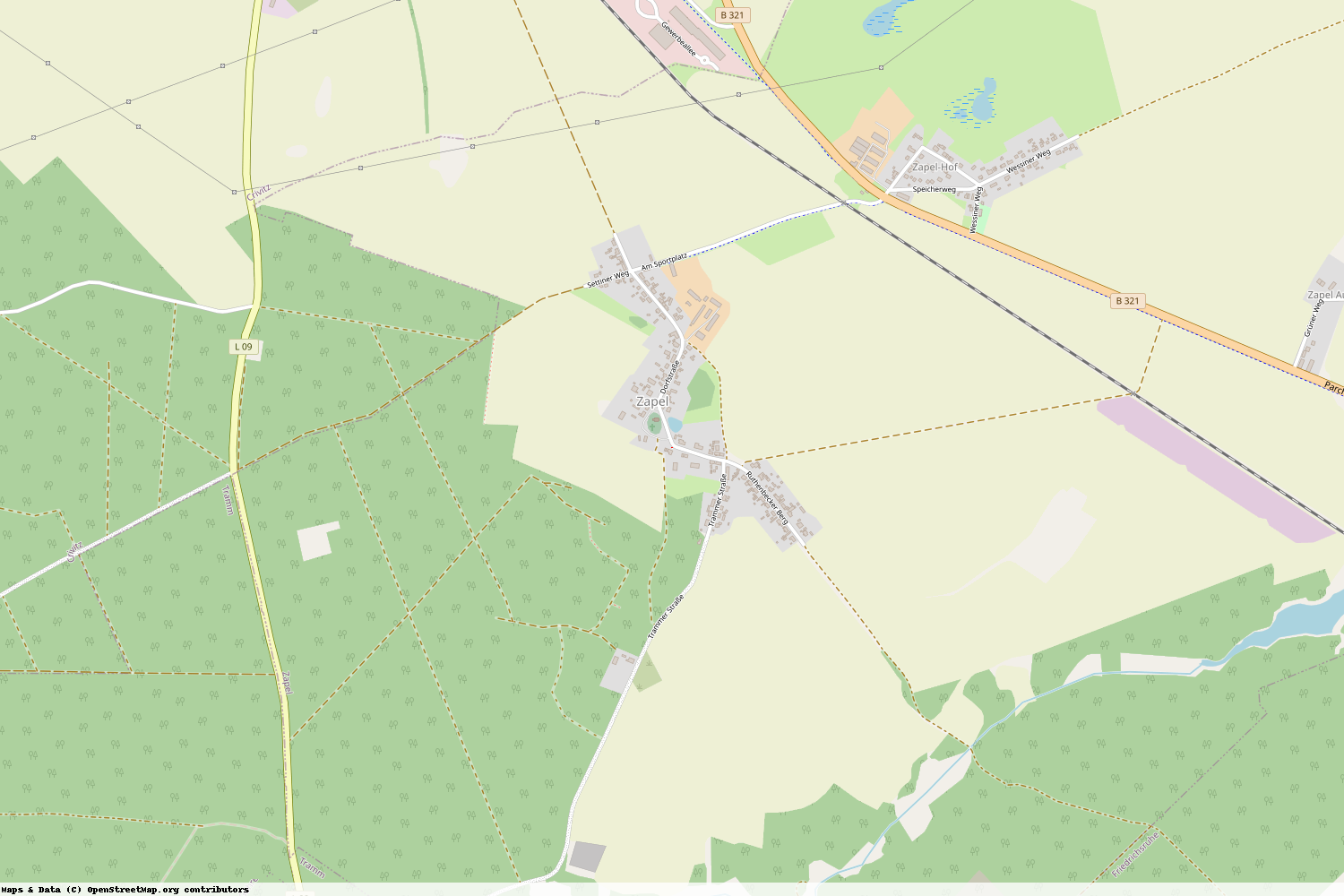 Ist gerade Stromausfall in Mecklenburg-Vorpommern - Ludwigslust-Parchim - Zapel?