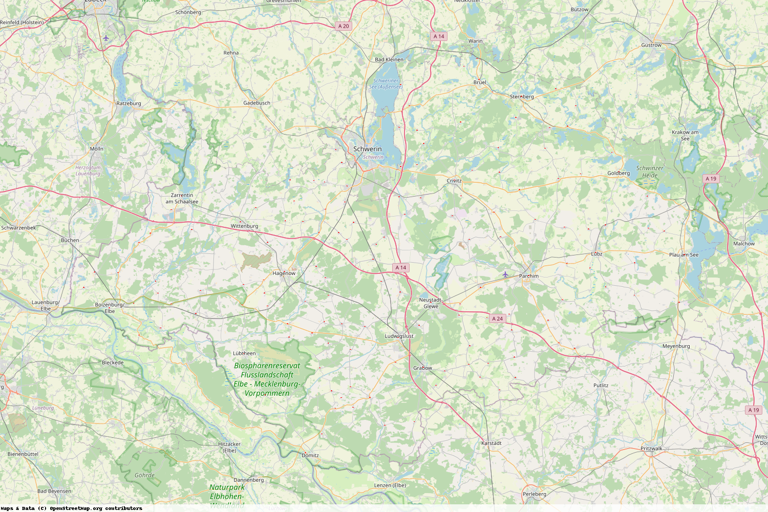 Ist gerade Stromausfall in Mecklenburg-Vorpommern - Ludwigslust-Parchim?