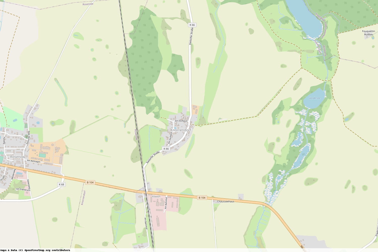Ist gerade Stromausfall in Mecklenburg-Vorpommern - Mecklenburgische Seenplatte - Knorrendorf?