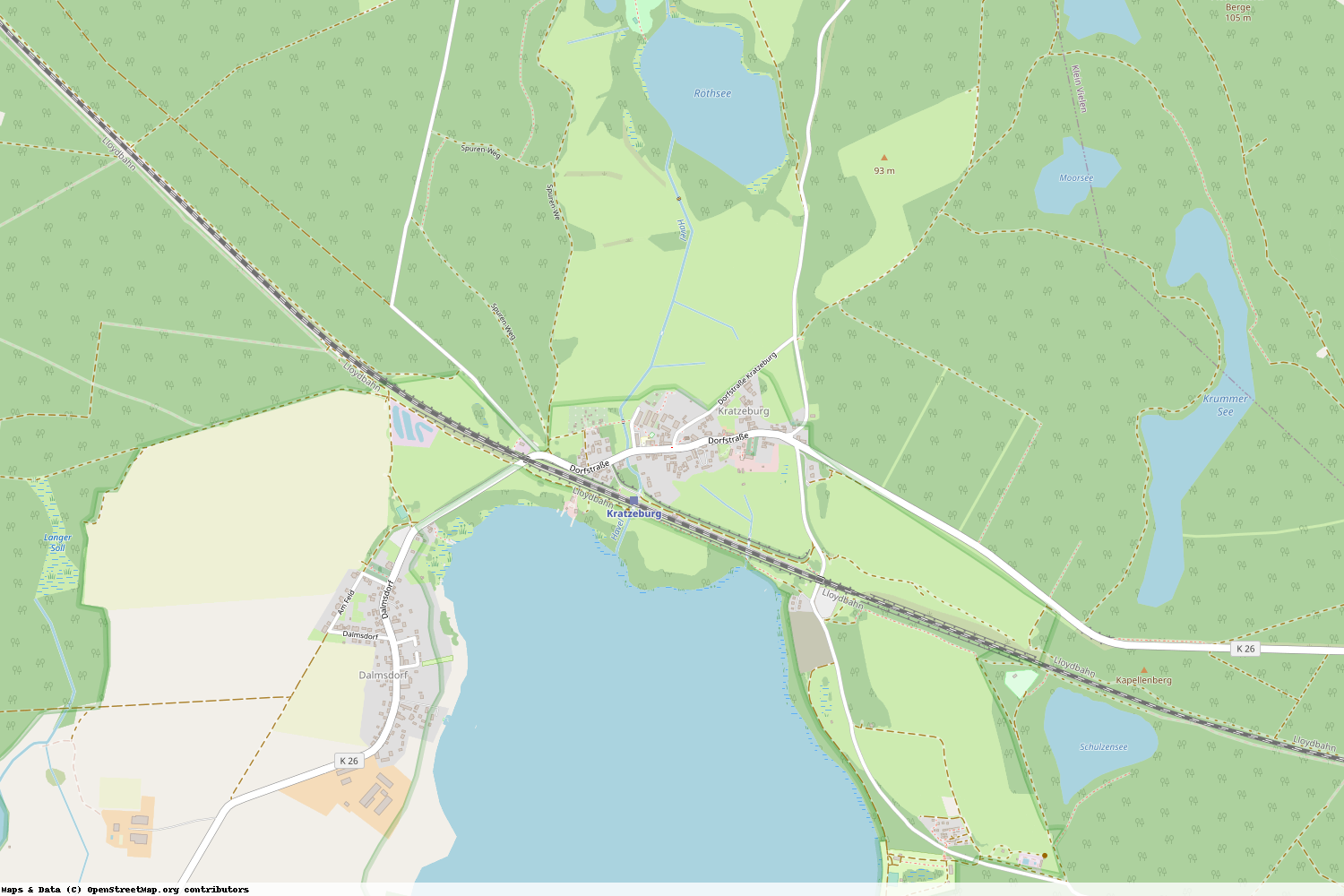 Ist gerade Stromausfall in Mecklenburg-Vorpommern - Mecklenburgische Seenplatte - Kratzeburg?