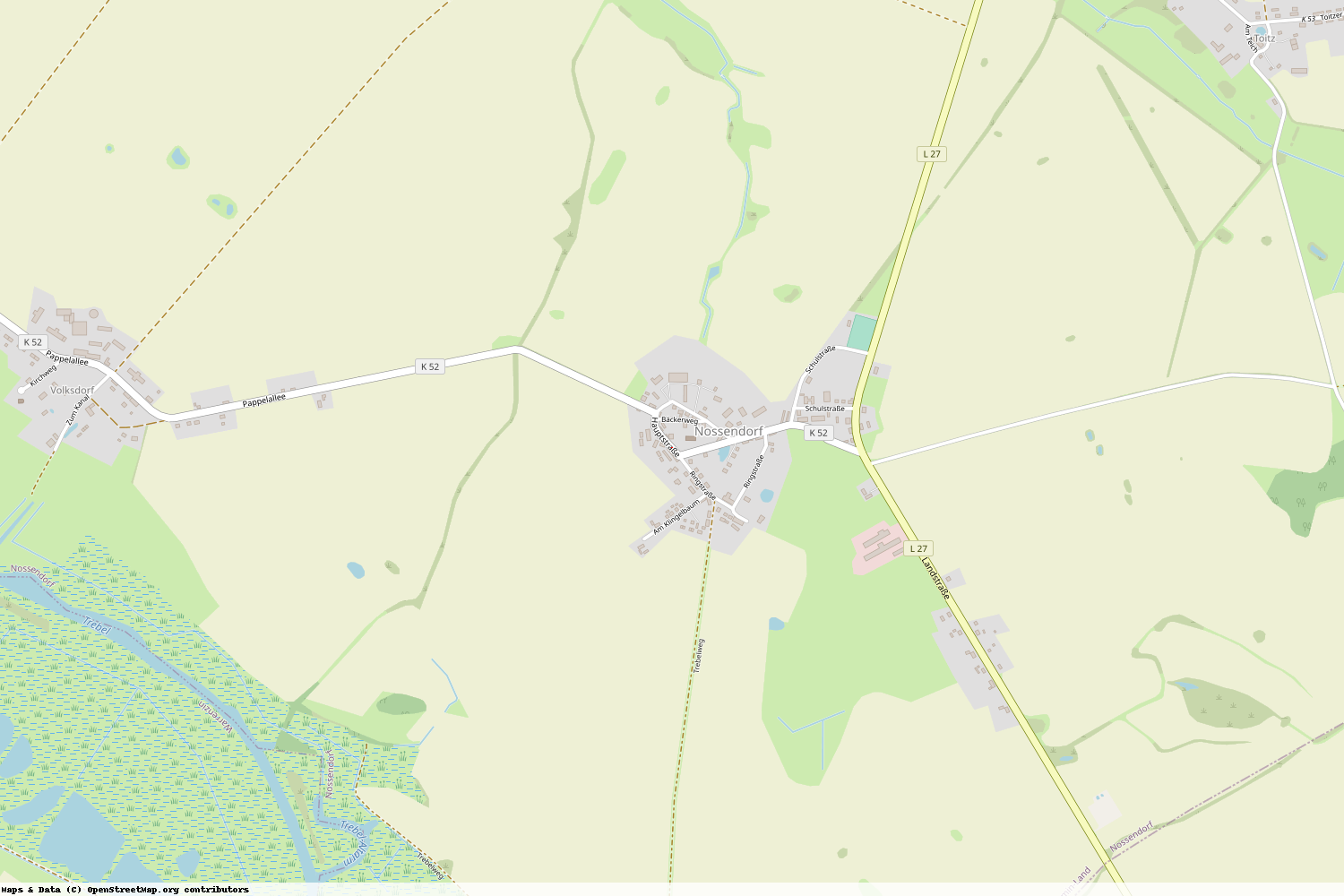 Ist gerade Stromausfall in Mecklenburg-Vorpommern - Mecklenburgische Seenplatte - Nossendorf?