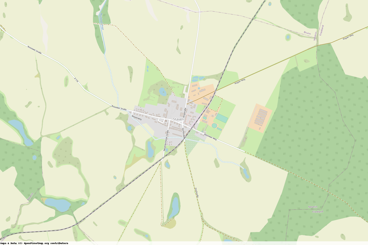 Ist gerade Stromausfall in Mecklenburg-Vorpommern - Mecklenburgische Seenplatte - Staven?
