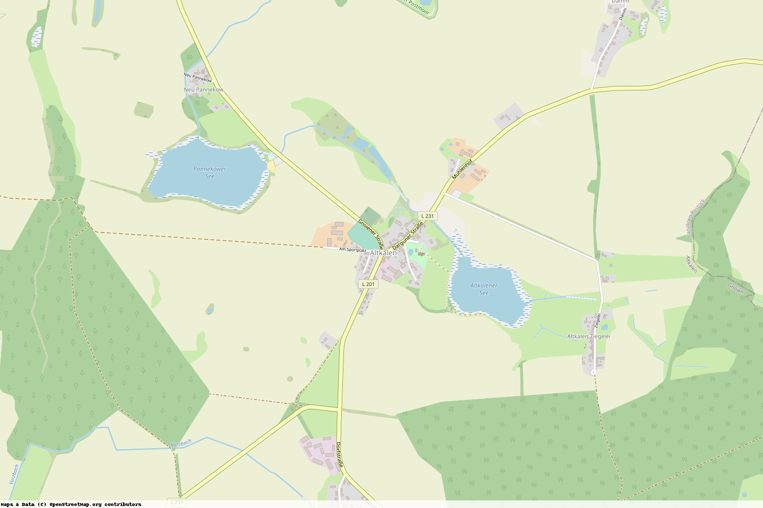 Ist gerade Stromausfall in Mecklenburg-Vorpommern - Rostock - Altkalen?