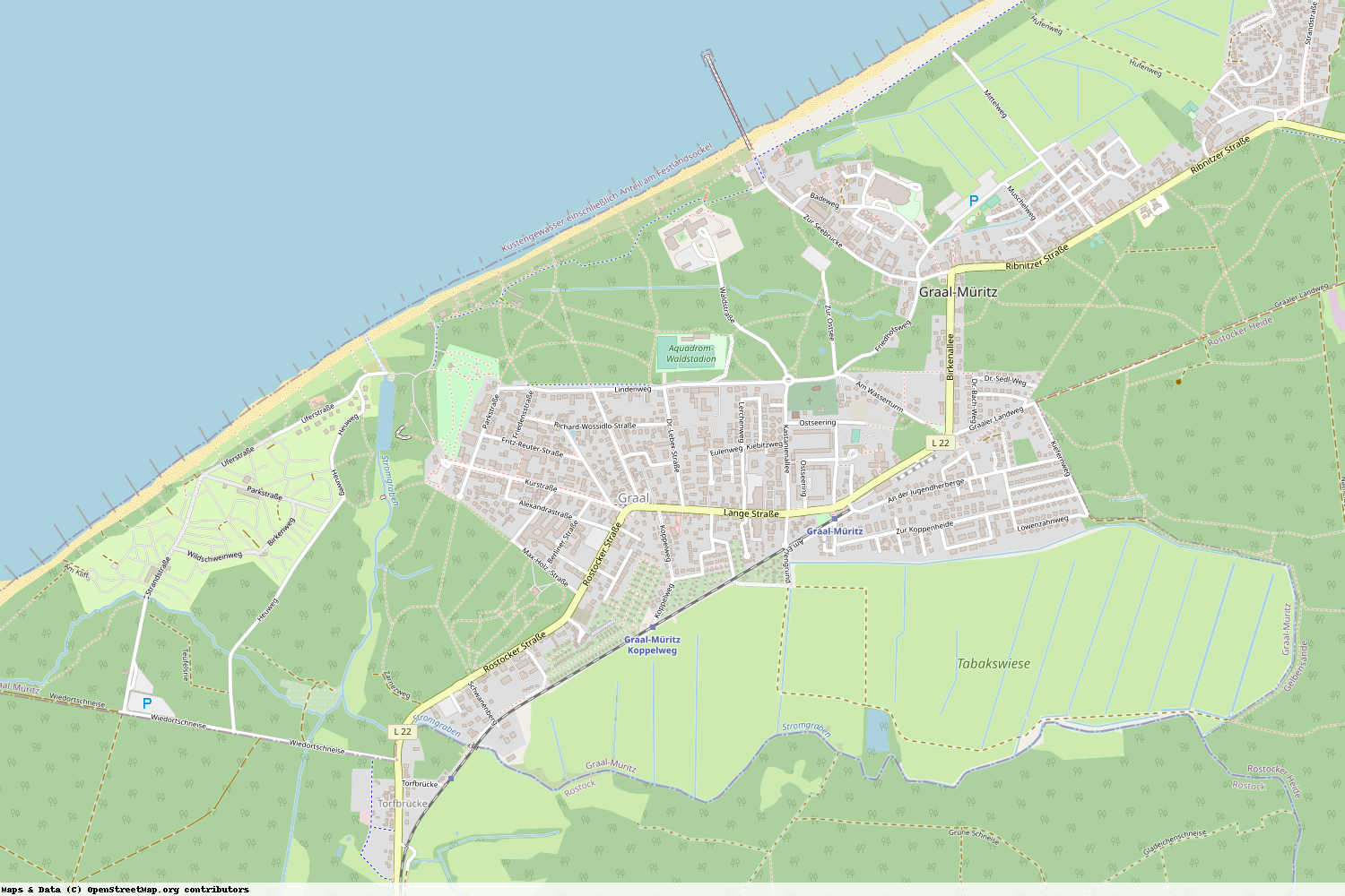 Ist gerade Stromausfall in Mecklenburg-Vorpommern - Rostock - Graal-Müritz?