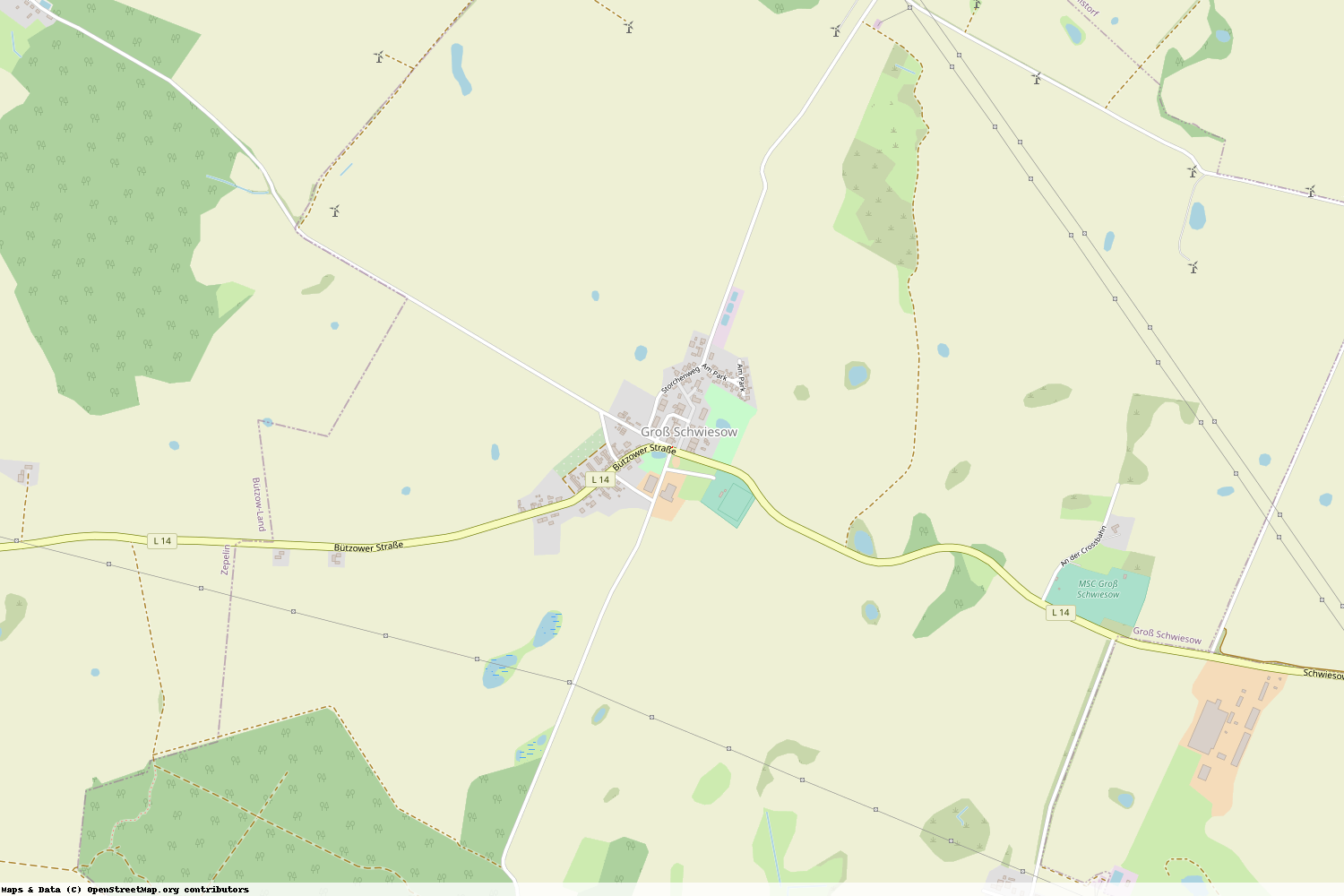 Ist gerade Stromausfall in Mecklenburg-Vorpommern - Rostock - Groß Schwiesow?