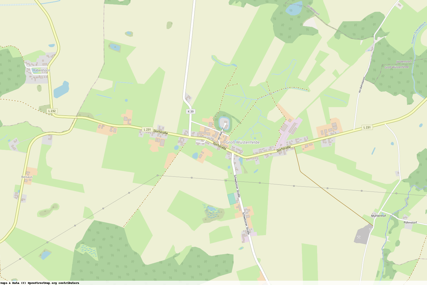 Ist gerade Stromausfall in Mecklenburg-Vorpommern - Rostock - Groß Wüstenfelde?