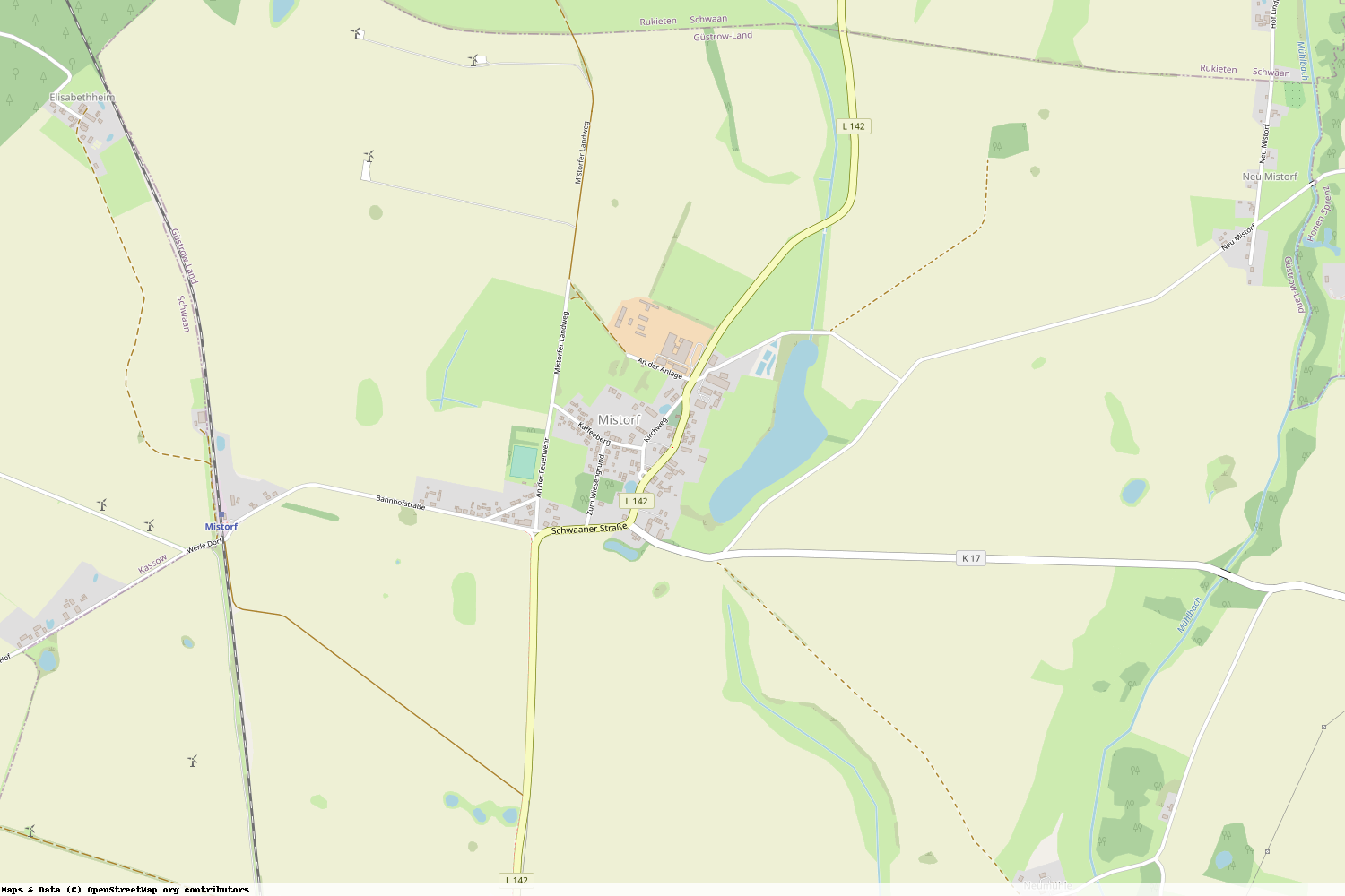Ist gerade Stromausfall in Mecklenburg-Vorpommern - Rostock - Mistorf?