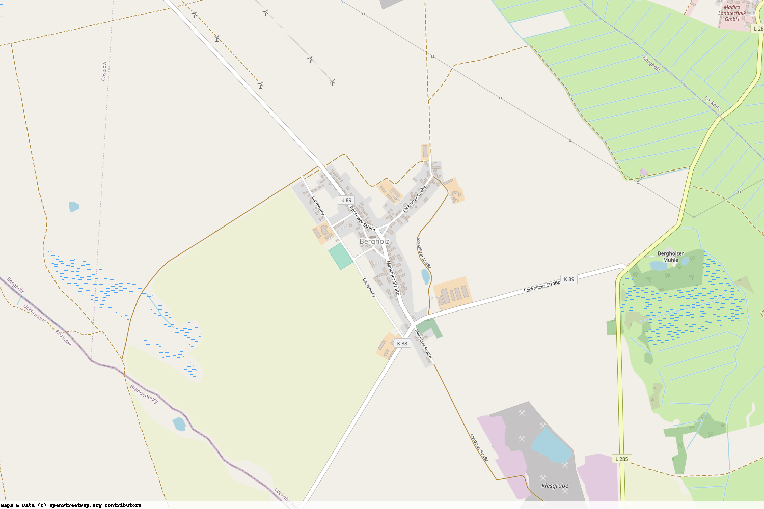 Ist gerade Stromausfall in Mecklenburg-Vorpommern - Vorpommern-Greifswald - Bergholz?